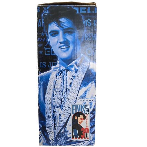 NWT Elvis Head Knockers 1957 Year In Gold BobbleHead NECA - Picture 8 of 8